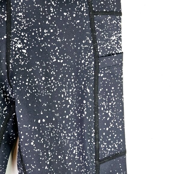Zyia Active, Reflective Splatter 7/8 High-Rise Legging, Pockets, Sz 4, NWOT - Picture 6 of 9